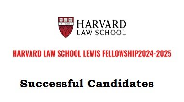 How To Check Lewis Fellowship List Of Successful Candidates At Harvard   Harvard Law School Lewis Fellowship55 