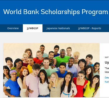 Joint Japan World Bank Graduate Scholarship Program 2024 Apply Here   World Bank Scholarships Program JJ WBGSP 